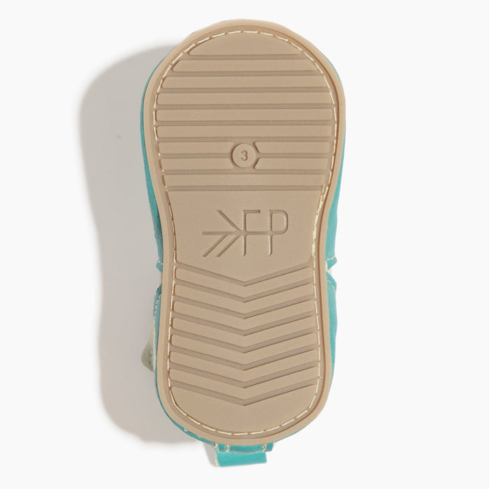 Turquoise Cowboy Chelsea Boot Baby Shoe - Babies in Bloom