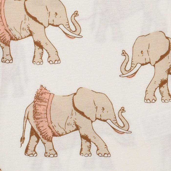 Tutu Elephant Bamboo Zipper Pajama - Babies in Bloom