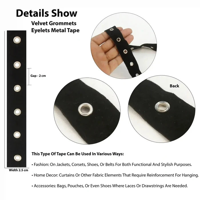 Twill Grommet Eyelet Tape