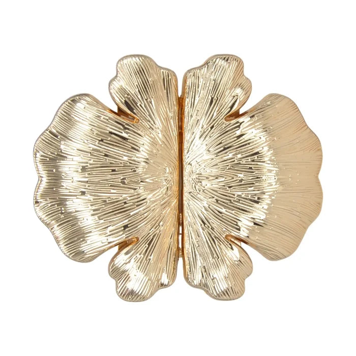 Two Part Floral Design Buckle