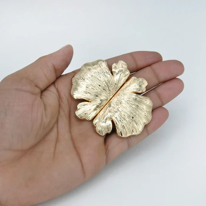 Two Part Floral Design Buckle
