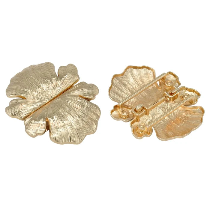 Two Part Floral Design Buckle