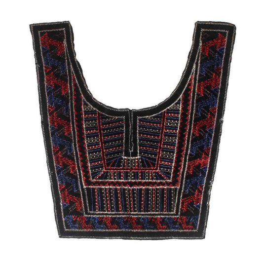 U Shape embroidery ethnic neckline by Ani Accessories featuring intricate threadwork, graceful curves and premium craftsmanship for ethnic wear