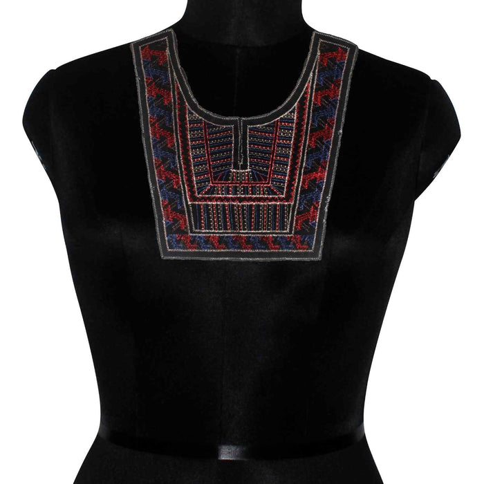 Premium U Shape embroidery ethnic neckline by Ani Accessories with delicate patterns and luxurious handcrafted finish