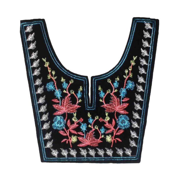 U Shape embroidery neckline by Ani Accessories featuring delicate threadwork, smooth curved design and premium craftsmanship for ethnic wear