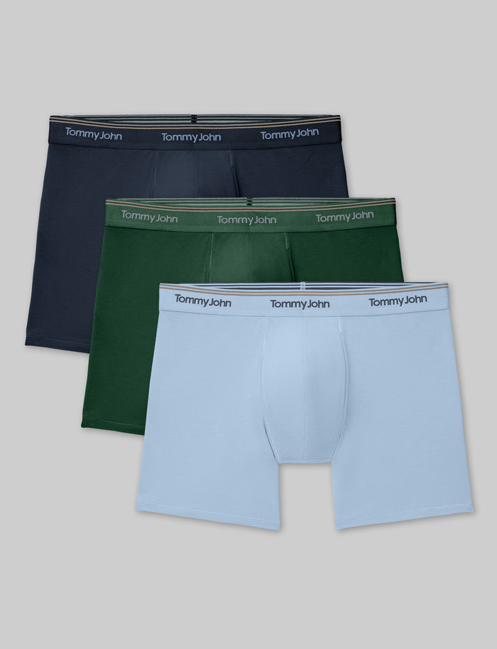 Ultra Soft Flex Trunk 4" (3-Pack)::Dress Blues/Green/Cerulean