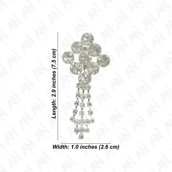 Elegant Unisex Rhinestone Brooch for Fashion with Vintage Design and Sparkling Details