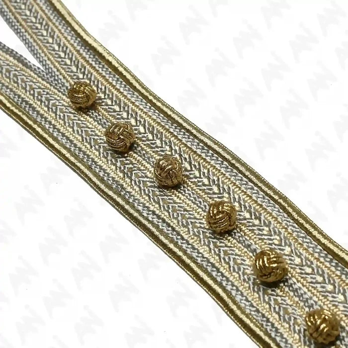 V Shape Zari  Neckline