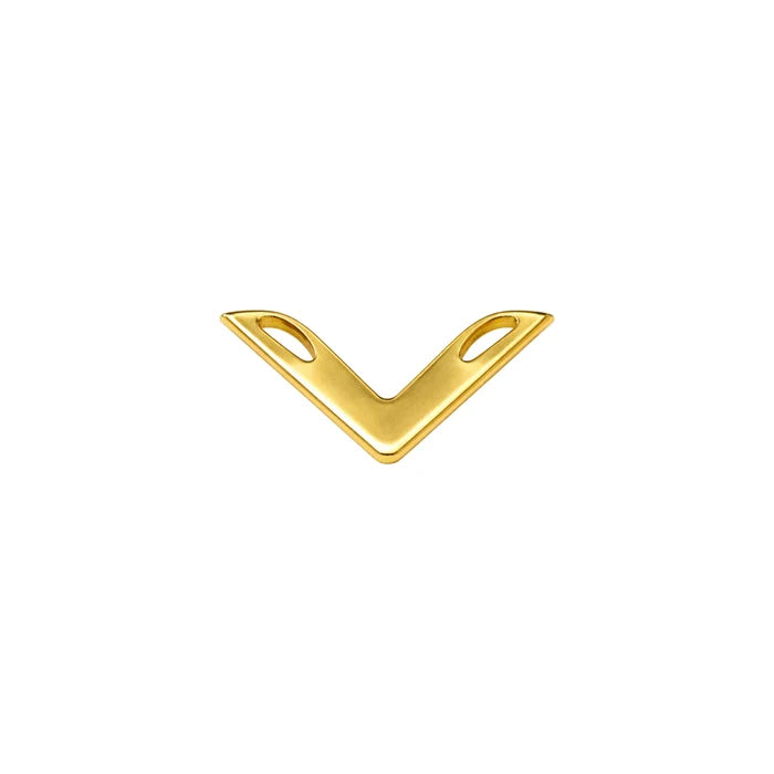 V-Shaped Open Design Collar Tip