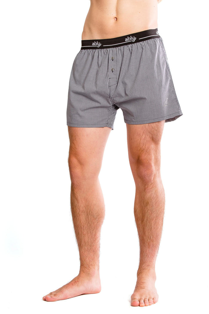 Vacation | Men's Gingham Woven Boxer Shorts