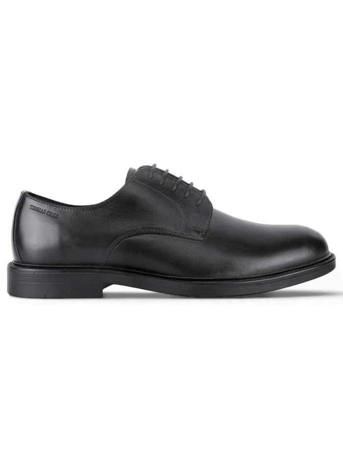 Vance Black Lace Up Derby  Shoes| Premium Genuine Leather Formal Shoes |TC-2655BL