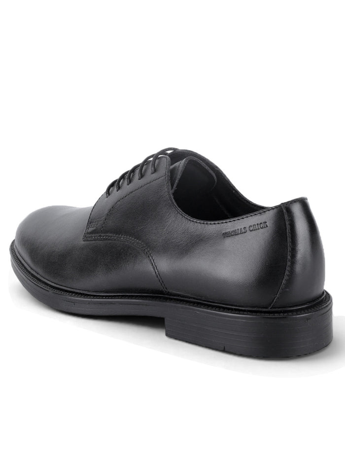 Vance Black Lace Up Derby  Shoes| Premium Genuine Leather Formal Shoes |TC-2655BL