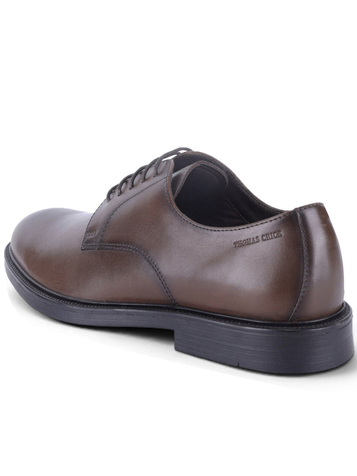 Vance Brown Lace Up Derby  Shoes| Premium Genuine Leather Formal Shoes |TC-2655BR