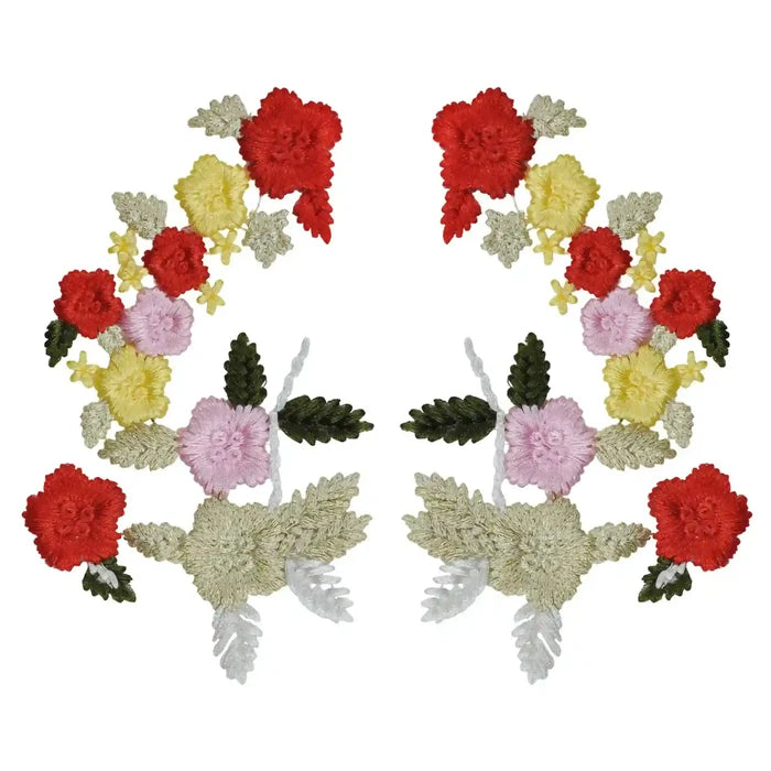 Vibrant Colors Floral Patch