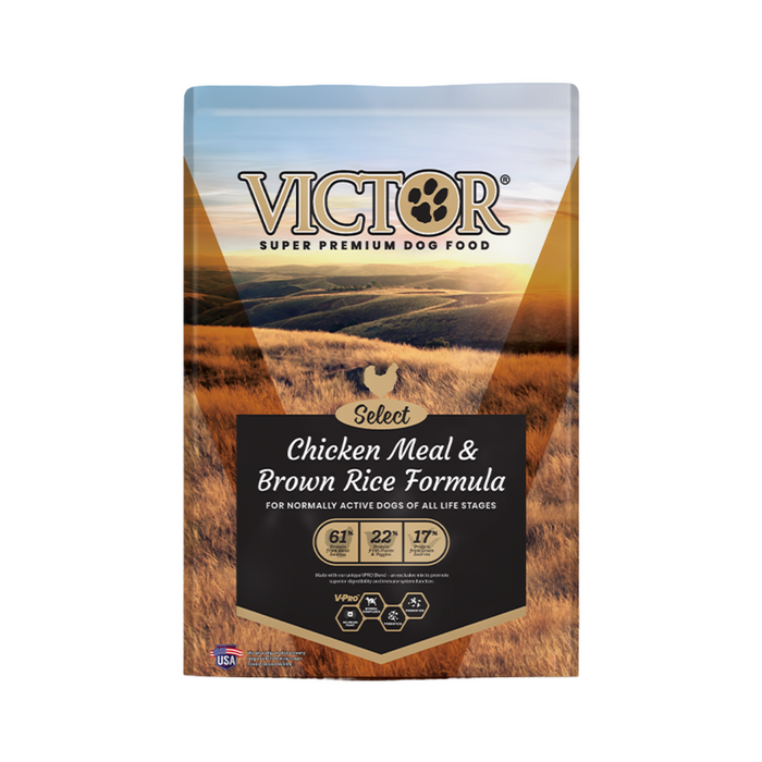 Victor Select Chicken Meal and Brown Rice Dry Dog Food
