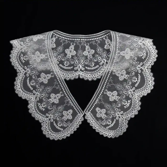 Ani Accessories Victorian floral Peterpan collar applique suitable for dresses kurtis and blouses