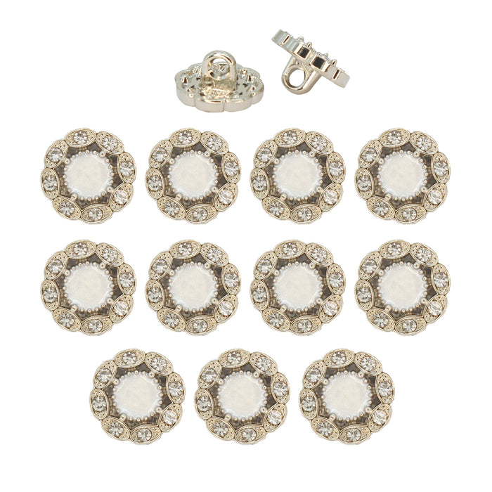 Silver / 11mm(17L) / 11 Silver Buttons