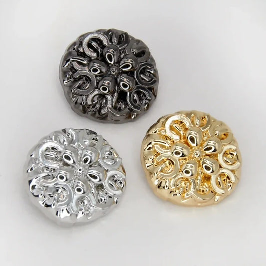 Victorian Scrollwork Button | 15mm(24L), 18mm(28L) & 23mm(36L)