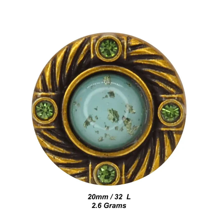Vintage Royal Gem / 20mm (32L) / 8 Buttons