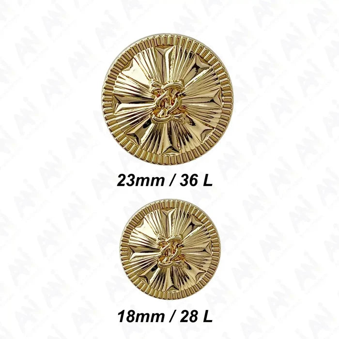 Vintage-Style Buttons for Clothing and Accessories | 18mm(28L) & 23mm(36L)