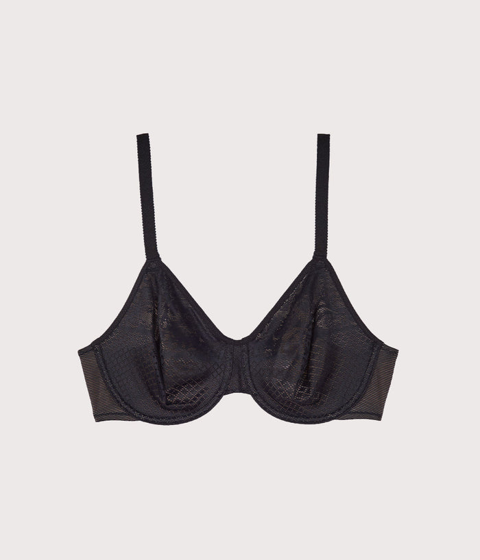 Visual Effects Minimizer Bra Black