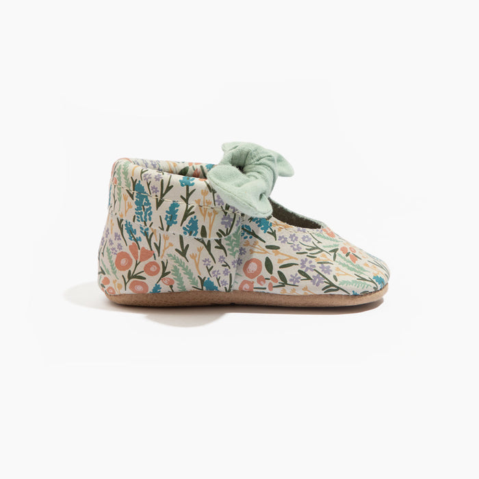 Wallflower Knotted Bow Mocc - Babies in Bloom