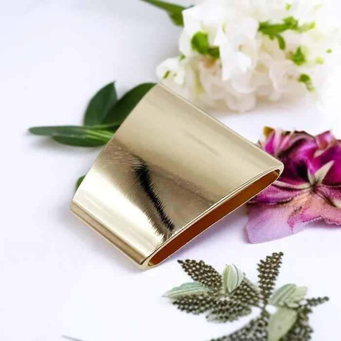 Wavy Gold Slider Buckle