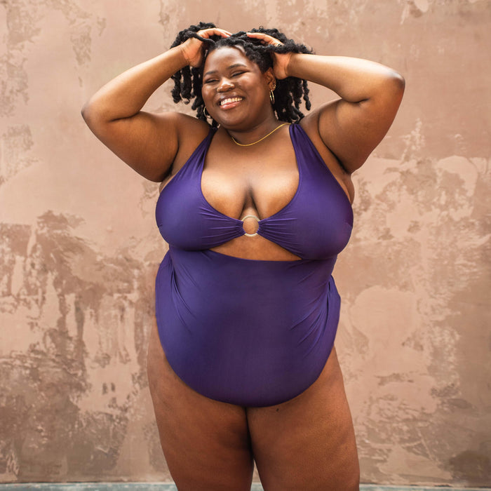 Wax on, Wax off Swimsuit - Purple - Snag