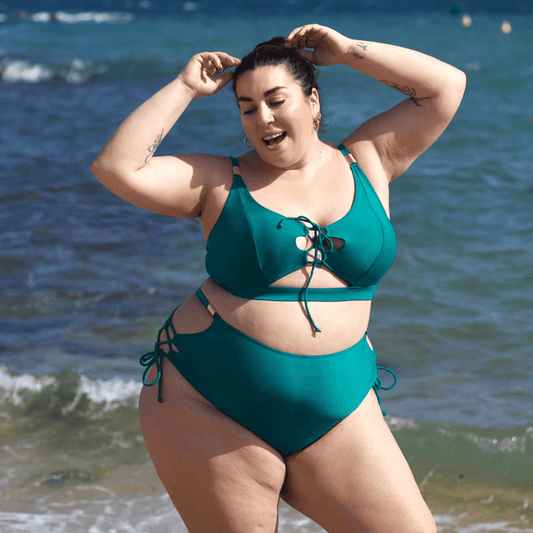 What Babe? Bikini Top - Teal - Snag