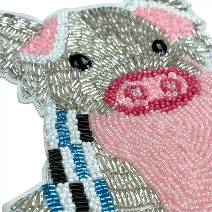 Whimsical Sew Pig Patch
