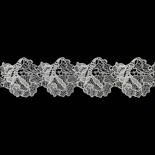 White Willow Inspired Lace | 12.4cm (4.9 inches) 124mm | SKU-FML-9