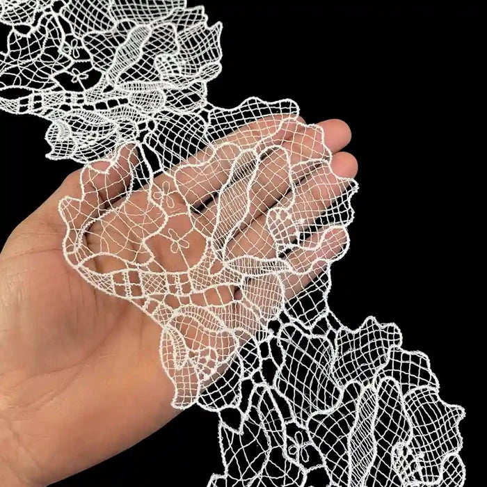 White Willow Inspired Lace | 12.4cm (4.9 inches) 124mm | SKU-FML-9