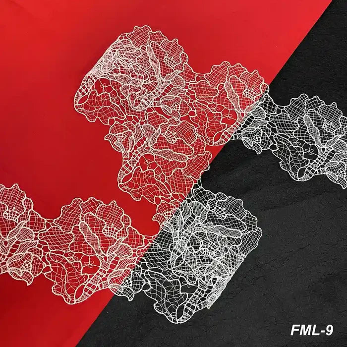 White Willow Inspired Lace | 12.4cm (4.9 inches) 124mm | SKU-FML-9