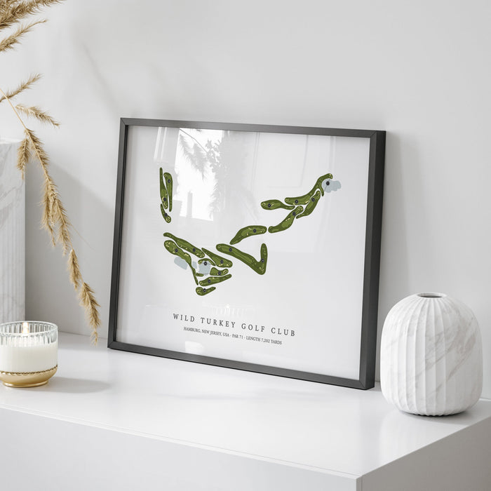 Wild Turkey Golf Club | Golf Course Map | On Table