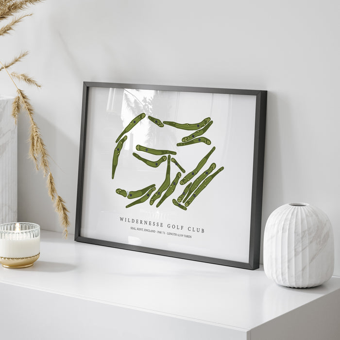Wildernesse Golf Club | Golf Course Map | On Table