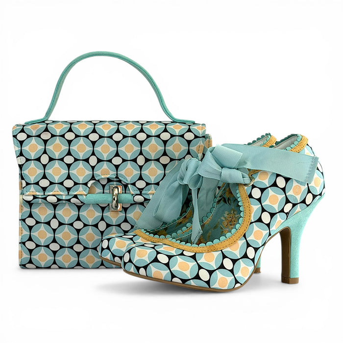 Willow and Matching Malibu Aqua Geometric WIDE FIT