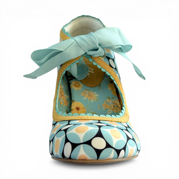 Willow and Matching Malibu Aqua Geometric WIDE FIT