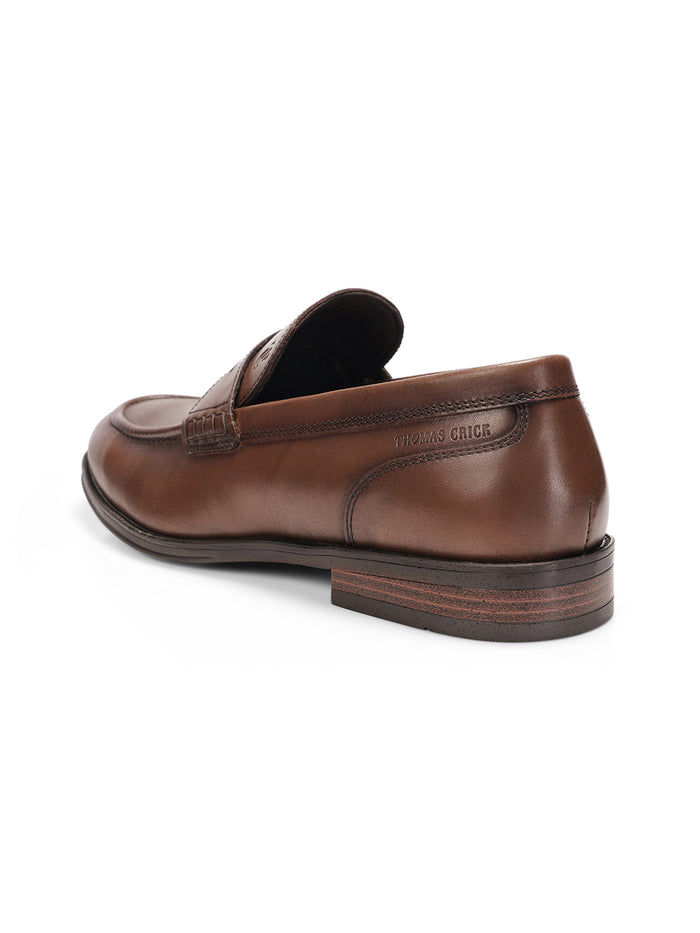 Windsor Penny - Leather Smart Casual Loafers Ortho Comfort Fit Teak (TC-2539TK)