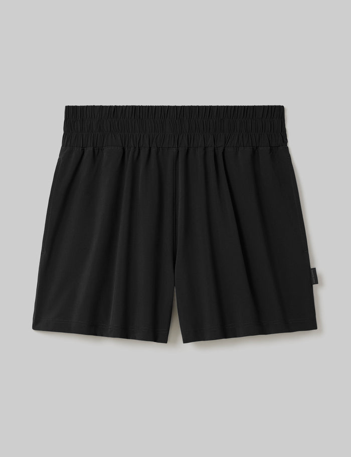 OLD::Women's Luxe Traveler Woven Short::Black::Swatch