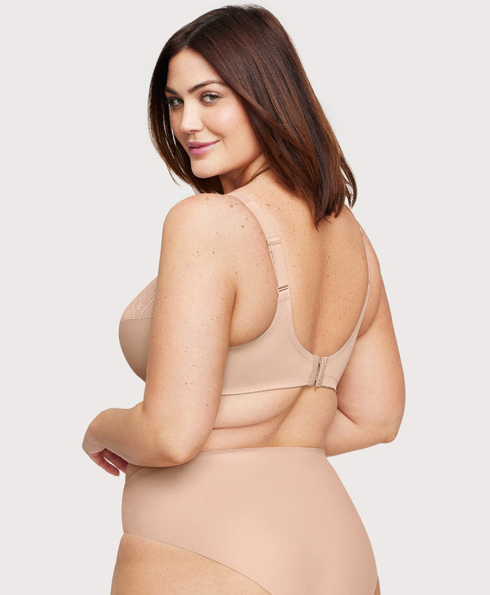 WonderWire Minimizer Bra Cafe