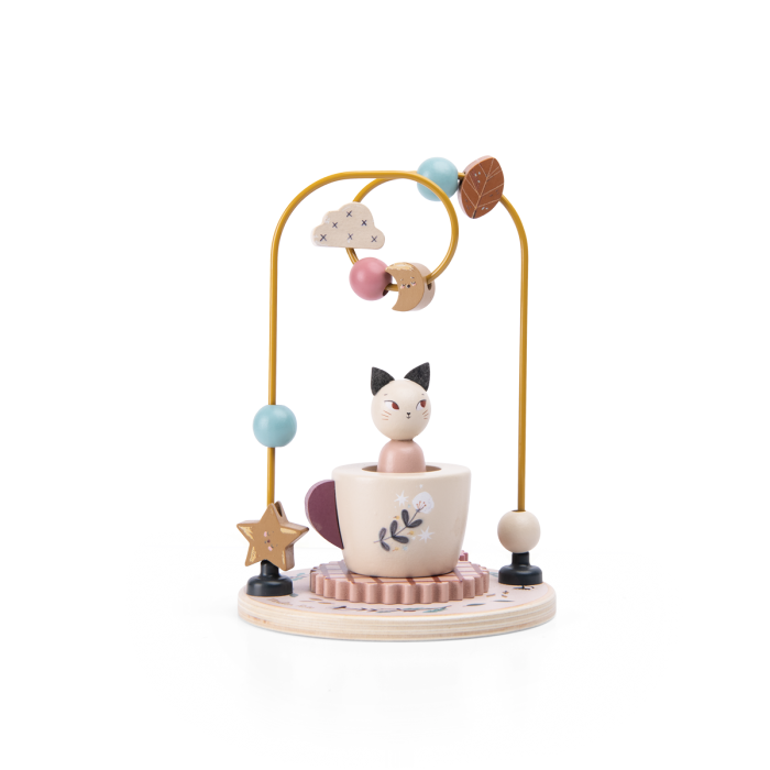 Wooden Bead maze - After the Rain - Babies in Bloom