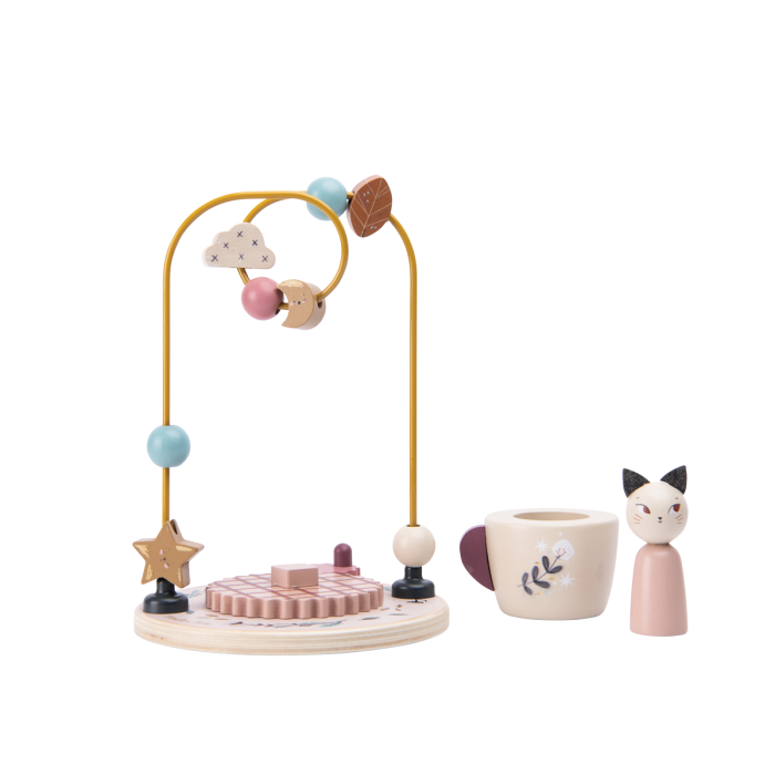 Wooden Bead maze - After the Rain - Babies in Bloom