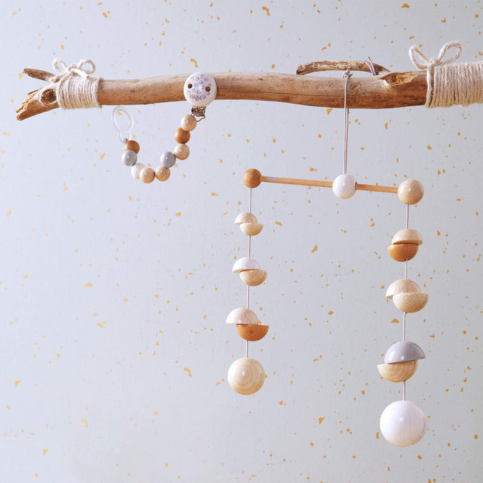 Wooden Mobile Dots - Babies in Bloom