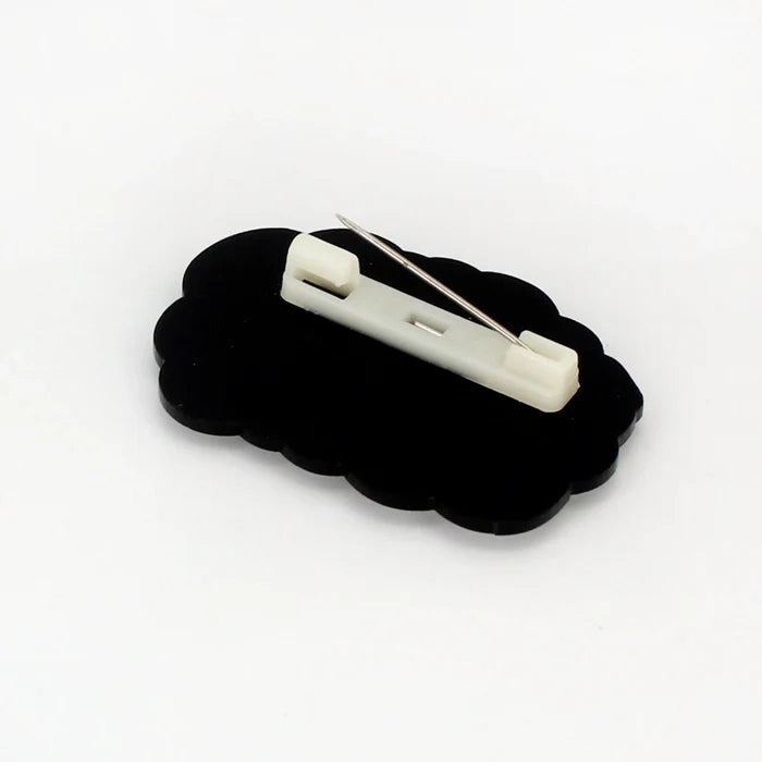 Yeah Message Acrylic Brooch
