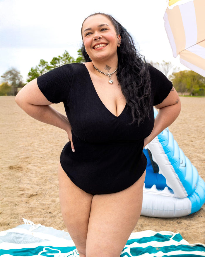 You Got To Yell Swimsuit - Black