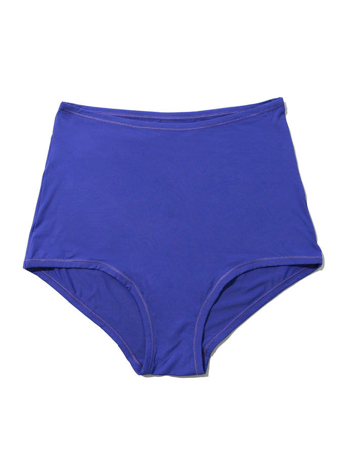 Violet Blue YourFit™ High Rise Boyshort One Size - Flat Lay Front | Hanky Panky
