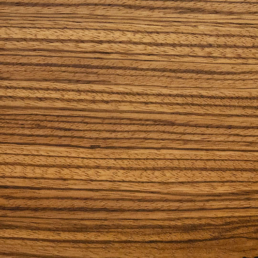 Zebra Wood sample with clear finish