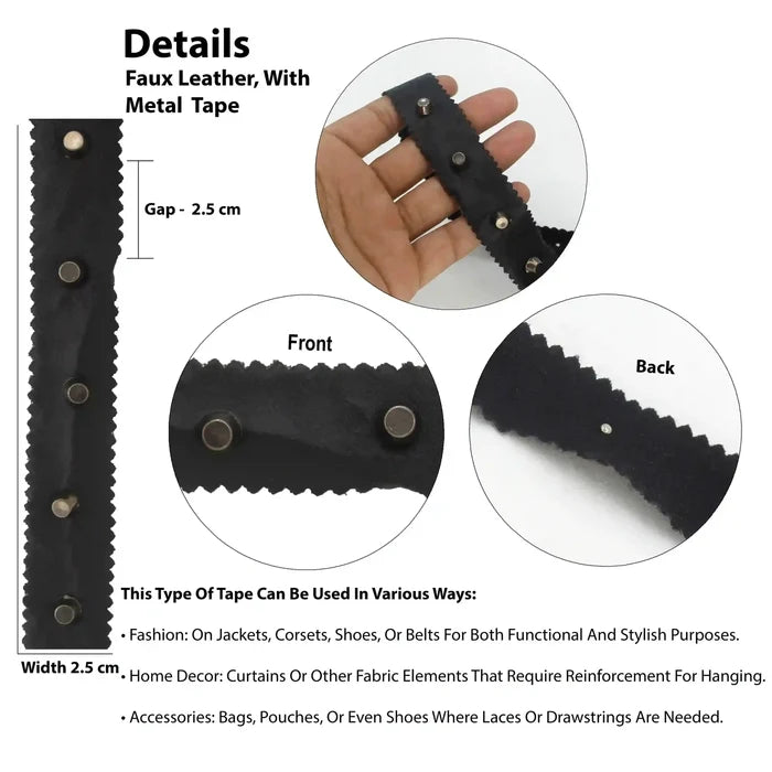 Zigzag Rivet Strap
