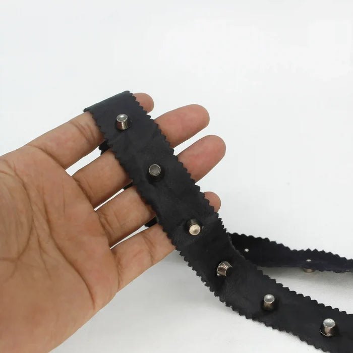 Zigzag Rivet Strap