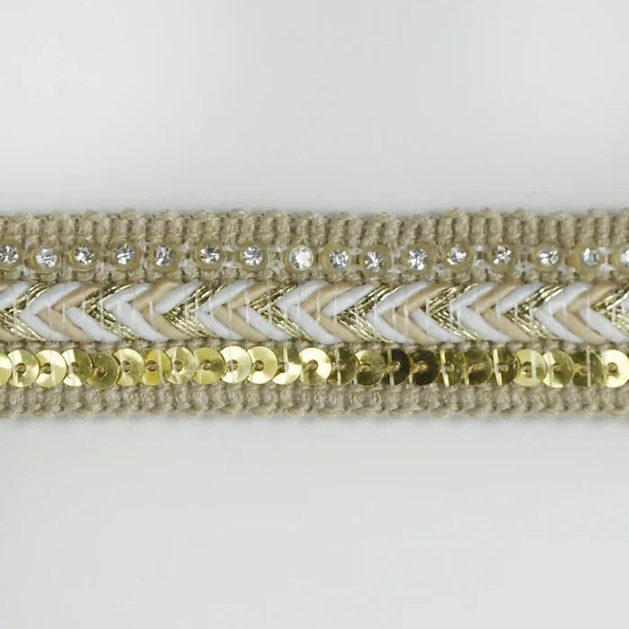 Zigzag Style Sequin Trim